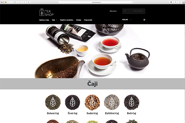 internetna stran teashop