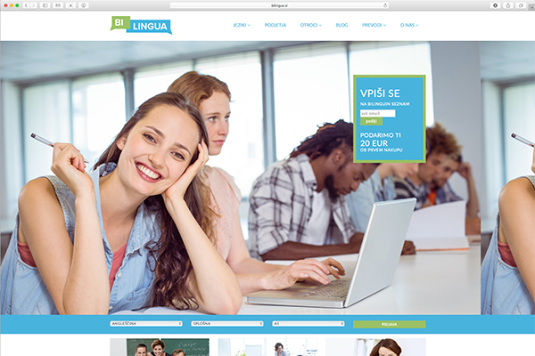 internetna stran bilingua